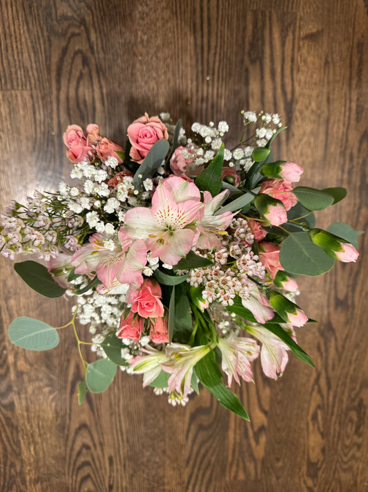 Pink School Dance Bouquet