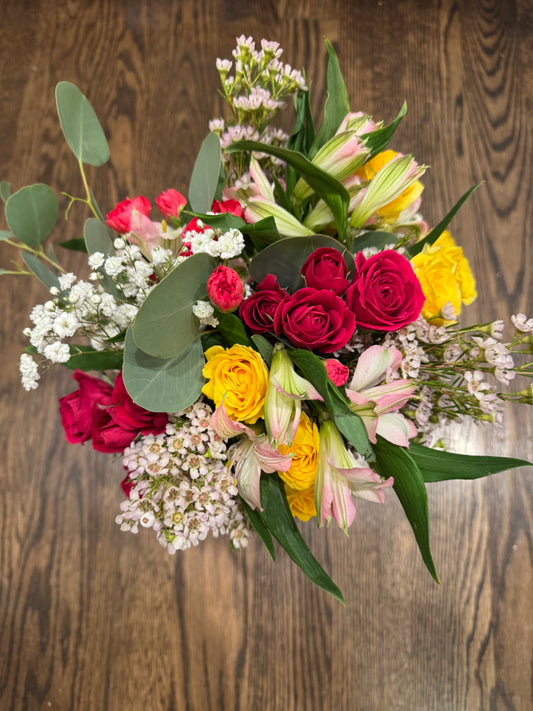 Bright School Dance Bouquet